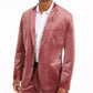 INC International Concepts Men's Big & Tall Velvet Blazer Red Size 4Xlt