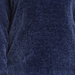 Karen Women's Scott Plus Chenille Split Neck Pullover Blue Size 0X