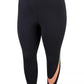 Nike Women's Plus Size Leg A See Leggings Black Size X-Large