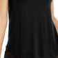 Alfani Women's Metallic-Trim Top Black Size Medium