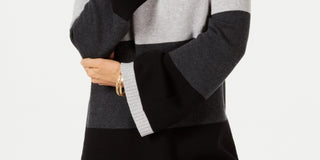 Charter Club Women's Flare-Sleeve Sweater  Black Size X-Small