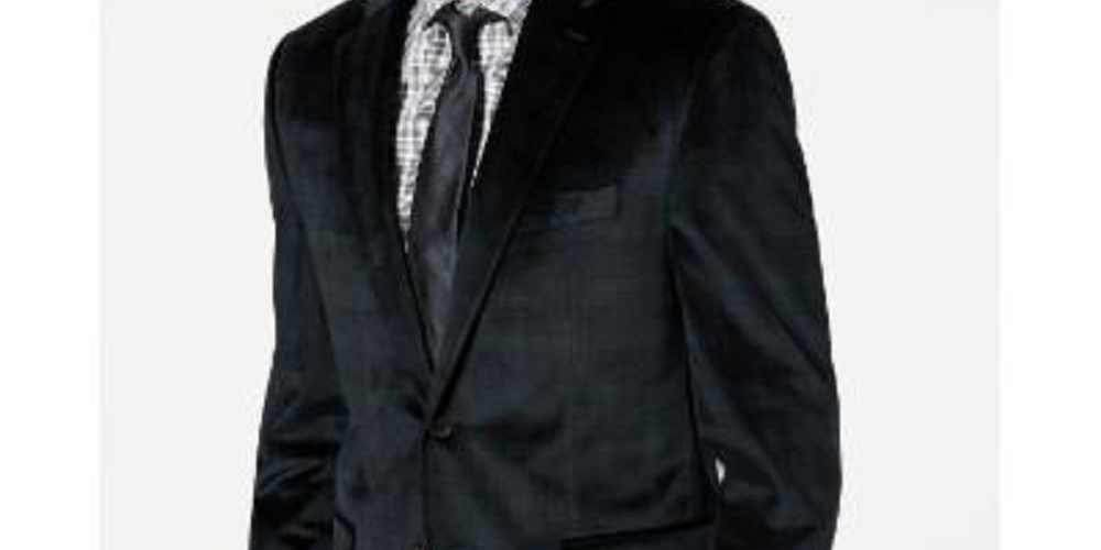 Ralph Lauren Men's Sports Coat Long Plaid Green Size 42