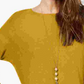 INC International Concepts Women's Shirttail Sweater Gold Size XX-Large