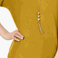 INC International Concepts Women's Shirttail Sweater Gold Size XX-Large