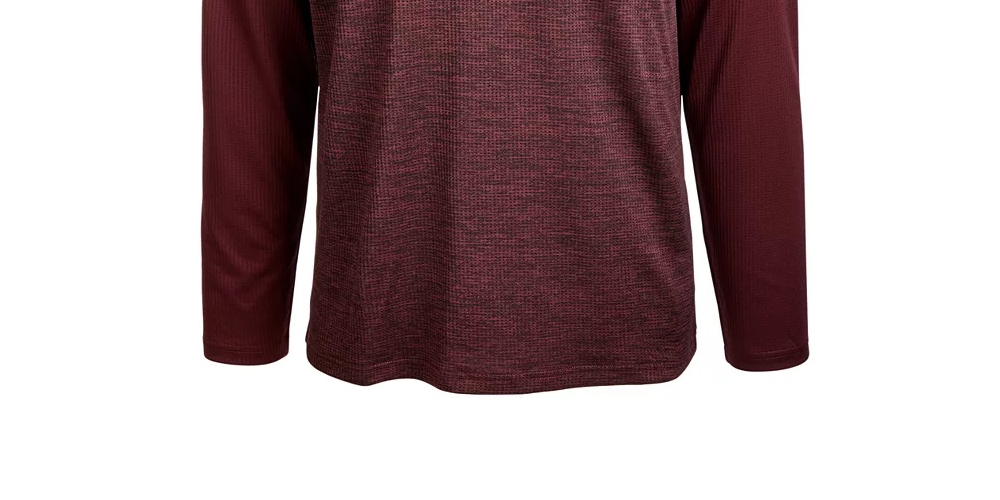 Greg Norman Men's Logo Athletic Pullover Top Red Size Medium