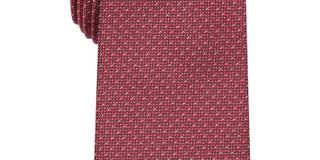 Alfani Men's Solid Slim Tie Red Size Regular