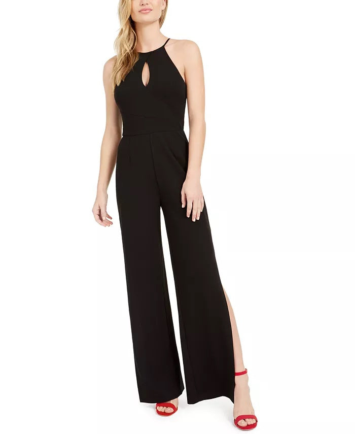 Guess Women's Halter Top Jumpsuit Black Size Large