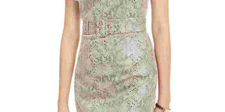 Bar III Women's Faux Suede Snake Print Mini Dress Snake Size XX-Large