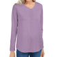 Karen Scott Women's Cotton Cable-Knit Sweater Purple Size X-Small