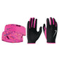 Nike Women's Run Dry Headband & Gloves Set Pink Size XS