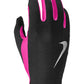 Nike Women's Run Dry Headband & Gloves Set Pink Size XS