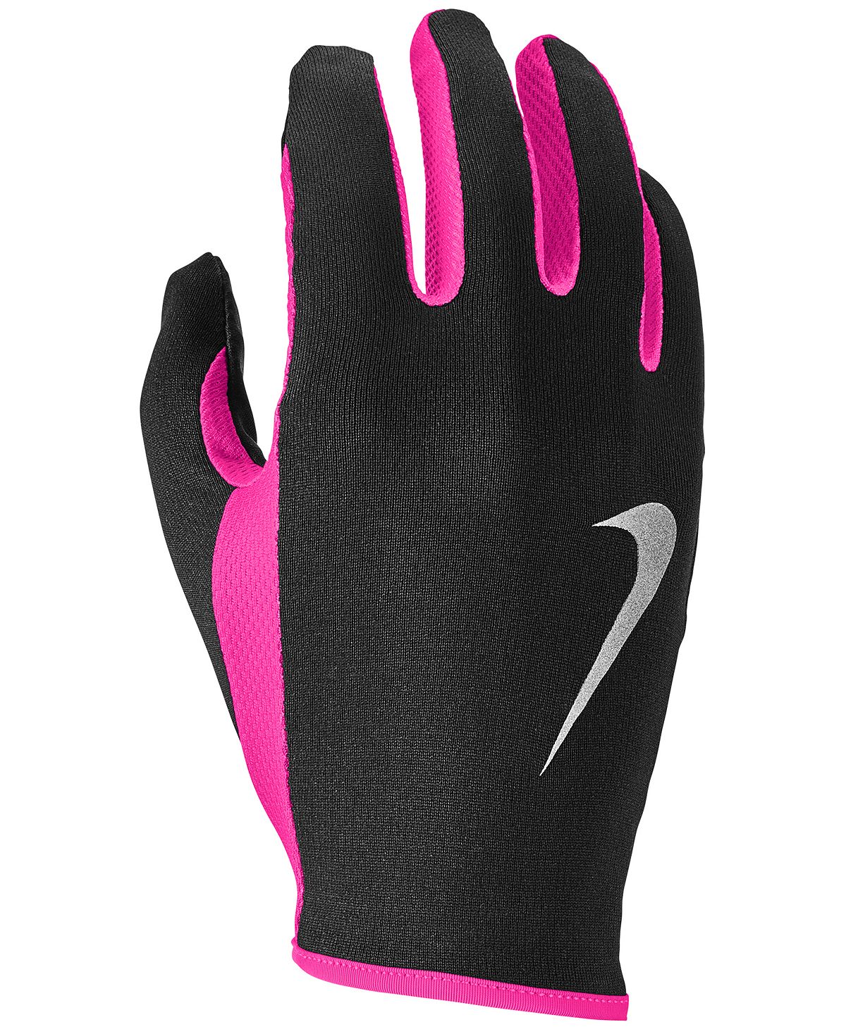 Nike Women's Run Dry Headband & Gloves Set Pink Size XS