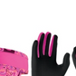 Nike Women's Run Dry Headband & Gloves Set Pink Size XS