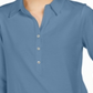 Charter Club Women's Supima Cotton 3/4 Sleeve Blue Size -M