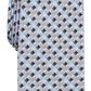 Perry Ellis Men's Printed Classic Neck Tie  Navy Size Regular