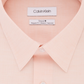 Calvin Klein Men's Steel Classic Regular Non Iron Stretch Performance Dress Shirt Orange Size 18X34X35