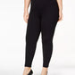 Alfani Women's Ponte Casual Leggings Black Size 0X