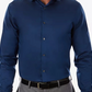 Calvin Klein Men's Dress Shirt Extreme Slim Fit Button-Down Blue Size 15X34-35