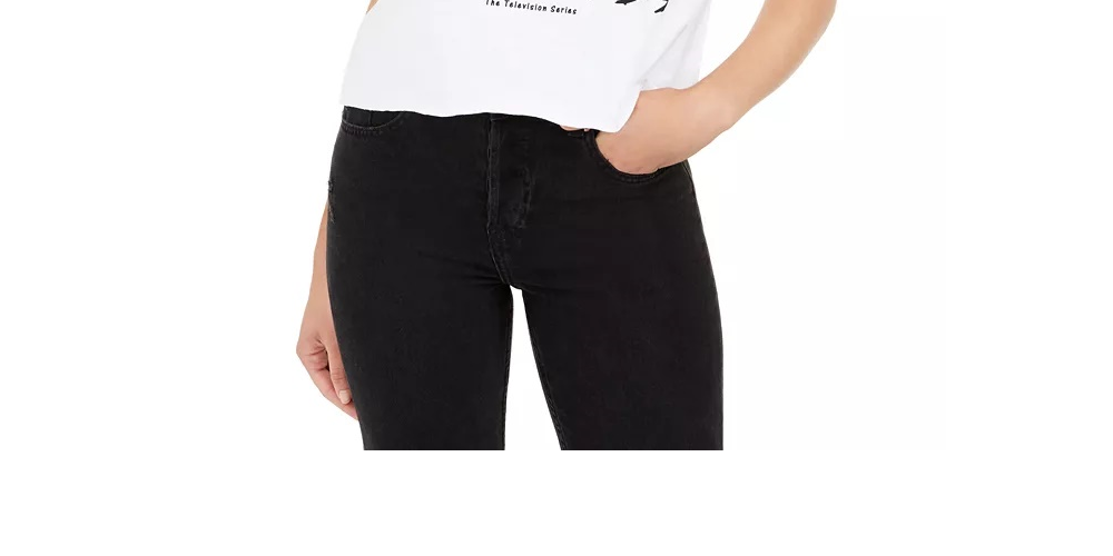 Love Tribe Juniors' Cotton Friends Graphic T-Shirt White Size Medium