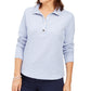 Karen Scott Women's Petite Snap-Neck Top Blue Size Petite