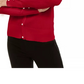 INC International Concepts Women's Petite Puff-Sleeve Cardigan Red Size PS