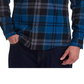 Barbour Men's Blue Tartan Plaid Long Sleeve Classic Fit Button Down Casual Shirt Blue Size XX-Large