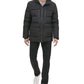 Kenneth Cole Men's Hooded Puffer Jacket Black Size Small