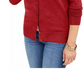 Charter Club Women's Long-Sleeve Button-Front Cardigan Red Size Medium