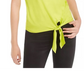 Bar III Women's Tie-Front T-Shirt Green Size Small