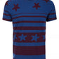 American Rag Men's Stars & Stripes T-Shirt Blue Size XX-Large