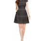 Vince Camuto Women's Lace Fit & Flare Dress Gray Size 16