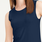 Alfani Women's Petite High Neck Tank Top Blue Size Petite Small