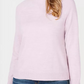 Karen Scott Women's Petite Mock-Neck Sweater Pink Size Petite XL