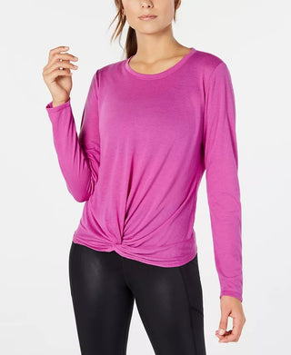 Calvin Klein Women's Fitness Running T-Shirt Purple Size XX-Large