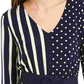 Alfani Women's Mixed-Print Belted Tunic Blue Size X-Large