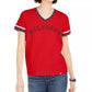 Tommy Hilfiger Women's Sport V-Neck Graphic T-Shirt Red Size Large