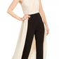 Adrianna Papell Women's Petite One-Shoulder Jumpsuit Beige Size 2 Petite