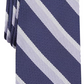 Tasso Elba Men's Fullerton Silk Striped Neck Tie Blue Size Regular