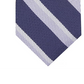 Tasso Elba Men's Fullerton Silk Striped Neck Tie Blue Size Regular