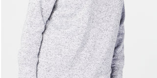 Ideology Women's Fleece Cowl Neck Pullover Top White Size 2X