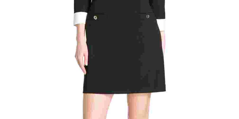 Tommy Hilfiger Women's Collared Shift Dress Black Size 6