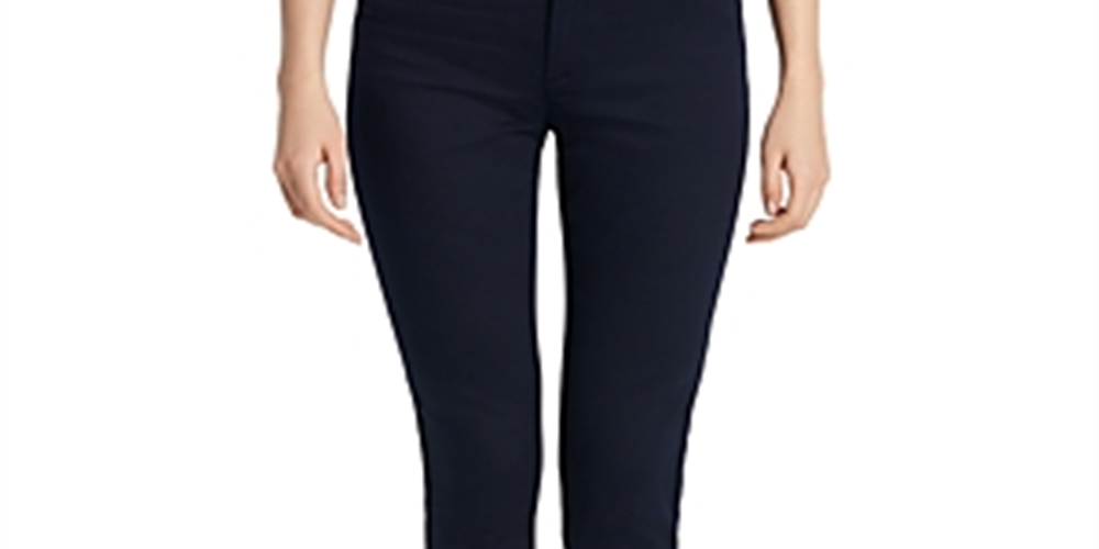 Calvin Klein Women's Zippered Straight Leg Pants Black Size 4