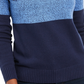 Karen Scott Women's Colorblock Cotton Turtleneck Sweater Blue Size PS