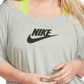 Nike Women's Sportswear Essential Tunic Cotton Jersey Gray Size X-Large