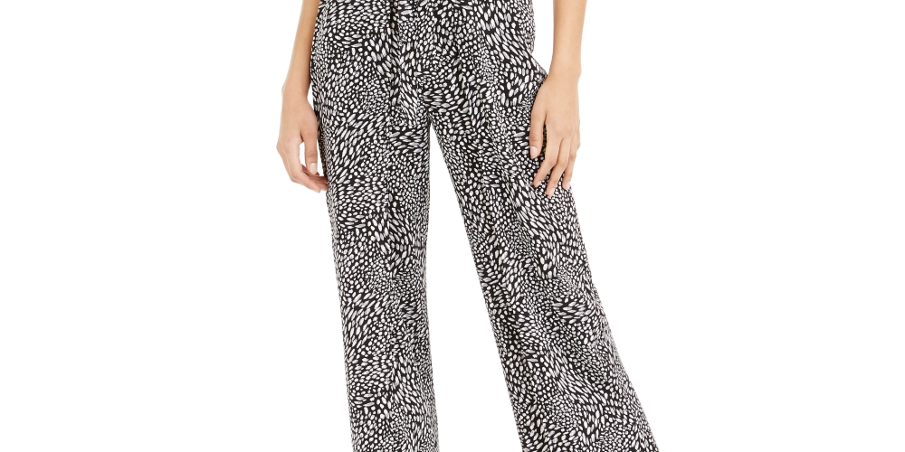 Bar III Women's V-Neck Flutter Cap-Sleeve Top Black Size X-Large