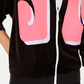 Juicy Couture Women's Graphic Velour Track Jacket Black Size Medium