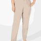 Nine West Women's Plusmalltraight-Leg Pants Brown Size 14W