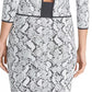 Rachel Roy Women's Lindey Printed Sweater Skirt Gray Size Small