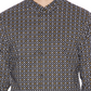 Ax Armani Exchange Men's Slim-Fit Stretch Logo-Print Shirt Black/White Size X-Large