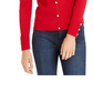 INC International Concepts Women's Ribbed Long Sleeve Open Cardigan Button Up Sweater Red Size X-Large